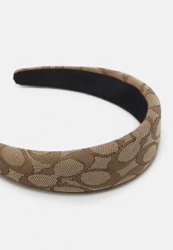 Cheapest ⭐ Coach SIGNATURE HEADBAND - Hair Styling Accessory - Khaki ???? -Coach Shop 09d66cd08e984b2294e452b2a73205bc