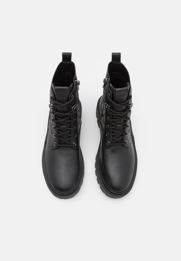 Wholesale ⌛ Coach CITYSOLE SIGNATURE - Lace-up Ankle ???? Boots - Black ???? 4 Wholesale ⌛ Coach CITYSOLE SIGNATURE - Lace-up Ankle ???? Boots - Black ???? - Image 4