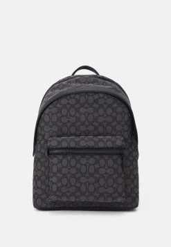 Flash Sale ???? Coach CHARTER ???? BACKPACK IN SIGNATURE - Rucksack - Charcoal/black ????