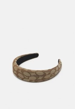 Cheapest ⭐ Coach SIGNATURE HEADBAND - Hair Styling Accessory - Khaki ????