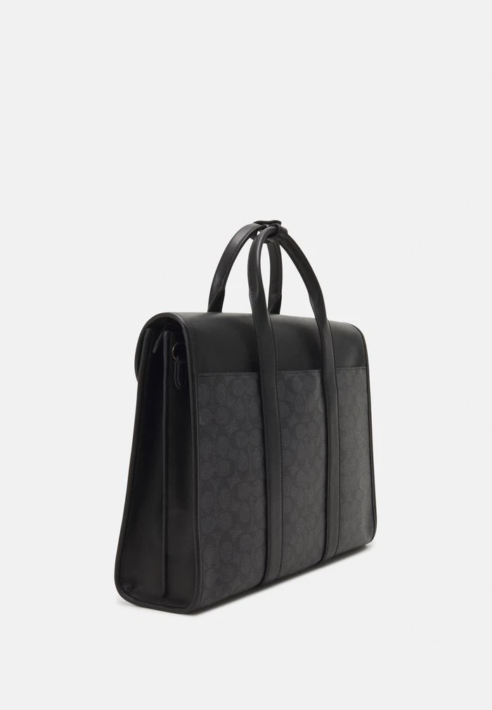 Best Sale ???? Coach SIGNATURE GOTHAM PORTFOLIO UNISEX - Laptop Bag - Charcoal/black ???? 4 Best Sale ???? Coach SIGNATURE GOTHAM PORTFOLIO UNISEX - Laptop Bag - Charcoal/black ???? - Image 4
