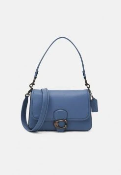 Coupon ???? Coach SOFT SHOULDER - ???? Handbag - Washed Chambray ????