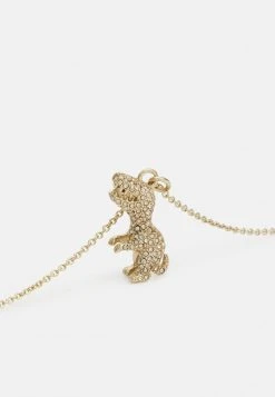 Top 10 ???? Coach PAVE REXY PENDANT NECKLACE - Necklace - Gold-coloured ⌛ -Coach Shop 18c958b86c96450f9b40775cd33543d8