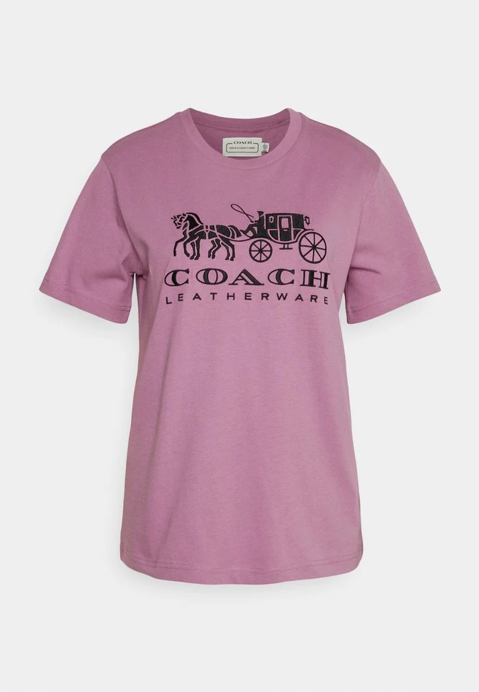 Deals ???? Coach EVERGREEN HORSE AND CARRIAGE TEE - Basic T-shirt - Violet Orchid ✔️ 4 Deals ???? Coach EVERGREEN HORSE AND CARRIAGE TEE - Basic T-shirt - Violet Orchid ✔️ - Image 4