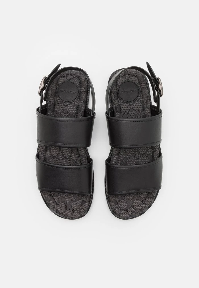 Promo ???? Coach TWO STRAP - ???? Sandals - Black ???? 4 Promo ???? Coach TWO STRAP - ???? Sandals - Black ???? - Image 4