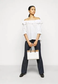 Top 10 ???? Coach COLORBLOCK BADGE FIELD TOTE - ???? Handbag - Chalk/multi ????