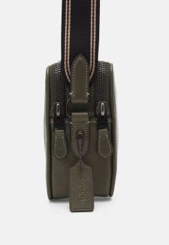 Flash Sale ???? Coach CHARTER CROSSBODY IN SPORT CALF WITH BADGE UNISEX - Across Body Bag - Army Green ⌛ -Coach Shop 22a37d3eff214fee856b4f0dc082d69c