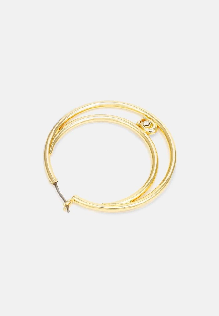 Cheap ???? Coach DOUBLE HOOP EARRINGS - Earrings - Gold-coloured ???? 2 Cheap ???? Coach DOUBLE HOOP EARRINGS - Earrings - Gold-coloured ???? - Image 2