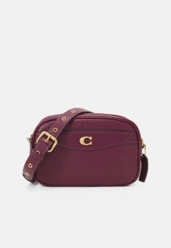 Best Pirce ???? Coach SOFT PEBBLE - Across Body Bag - Deep Berry ????