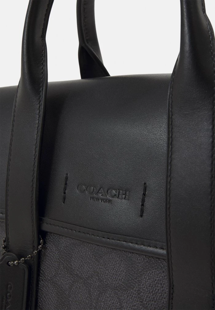 Best Sale ???? Coach SIGNATURE GOTHAM PORTFOLIO UNISEX - Laptop Bag - Charcoal/black ???? 6 Best Sale ???? Coach SIGNATURE GOTHAM PORTFOLIO UNISEX - Laptop Bag - Charcoal/black ???? - Image 6