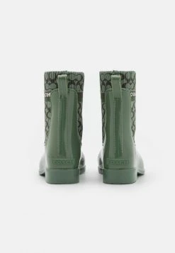 Budget ???? Coach RIVINGTON RAIN BOOTIE - Wellies - Green ✔️ -Coach Shop 2fdae4c76852494e90dbd5ad805902b8