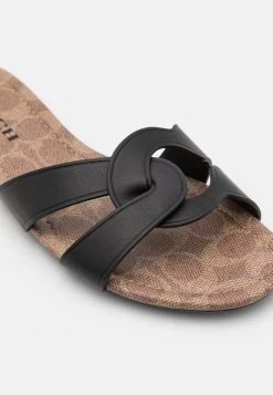 Hot Sale ???? Coach ESSIE - Mules - Black ???? -Coach Shop 2feb404ad4f846caa7098c9cd32f5ce0