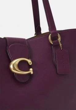 Hot Sale ???? Coach THEO TOTE - Tote Bag - Deep Berry ❤️ -Coach Shop 3394b364c38447a6b17ca0c0a5e535e1