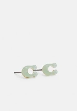 Buy ???? Coach STUD EARRINGS - Earrings - Green ⌛ -Coach Shop 3cc79593112245cab4823c4db4c45094