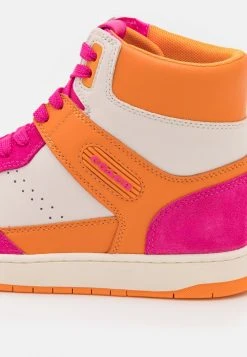 Best Pirce ❤️ Coach High-top Trainers - Bright Fuchsia/chalk ❤️ -Coach Shop 3d504260c1a2444e84d6b4392a96143f