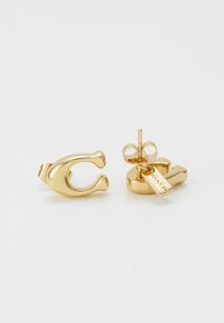 New ???? Coach BUBBLE STUD EARRING - Earrings - Gold-coloured ???? -Coach Shop 3da926919a7d44fb882822bb03ab7178