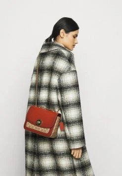 Best Sale ???? Coach ???? COATED SIGNATURE MADISON SHOULDER BAG - Across Body Bag - Tan Rust ????