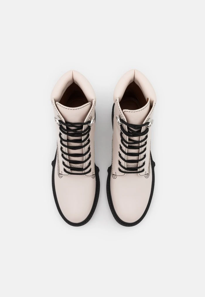 Coupon ???? Coach LORIMER BOOTIE - Lace-up Ankle ???? Boots - Chalk ???? 5 Coupon ???? Coach LORIMER BOOTIE - Lace-up Ankle ???? Boots - Chalk ???? - Image 5