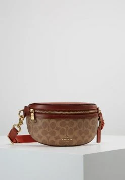 Flash Sale ???? Coach ???? COATED SIGNATURE FANNY PACK - Bum Bag - Tan Rust ✔️