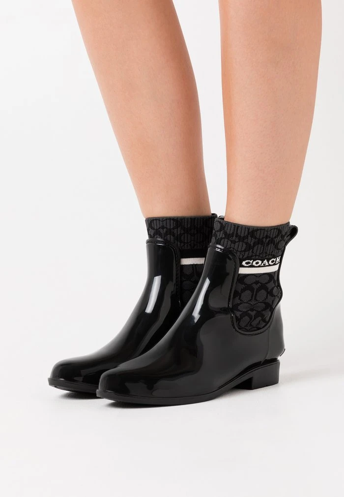 Outlet ???? Coach RIVINGTON RAIN BOOTIE - Wellies - Black ???? 1 Outlet ???? Coach RIVINGTON RAIN BOOTIE - Wellies - Black ????