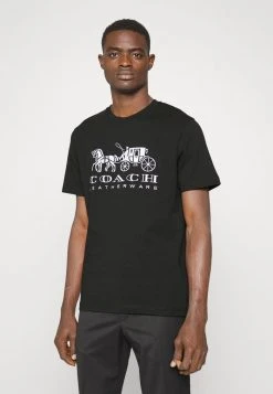 Discount ???? Coach EVERGREEN HORSE AND CARRIAGE - Print T-shirt - Black ????
