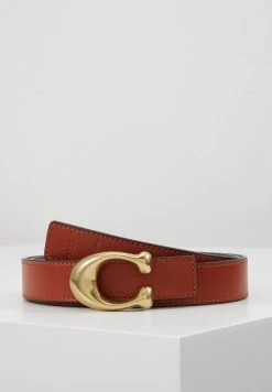 Best Sale ???? Coach SCULPTED ???? COATED REVERSIBLE SIGNATURE BELT - Belt - Tan/rust ???? 9 Best Sale ???? Coach SCULPTED ???? COATED REVERSIBLE SIGNATURE BELT - Belt - Tan/rust ???? -Coach Shop 4baef8c3e298402091f7210bd2c67f9c