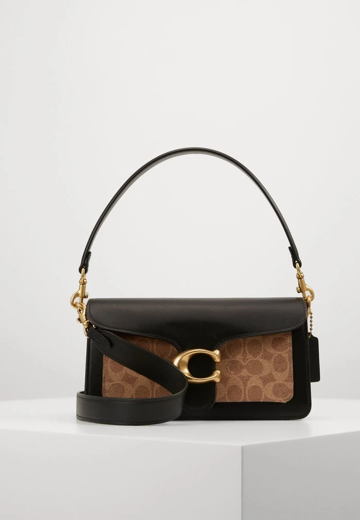 Best Sale ???? Coach SIGNATURE TABBY - Across Body Bag - Tan Black ???? 2 Best Sale ???? Coach SIGNATURE TABBY - Across Body Bag - Tan Black ???? - Image 2