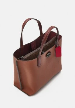 Deals ???? Coach SIGNATURE INTERIOR WILLOW - Tote Bag - Saddle ???? -Coach Shop 537008ab9b014c9d98b4a1af89156363