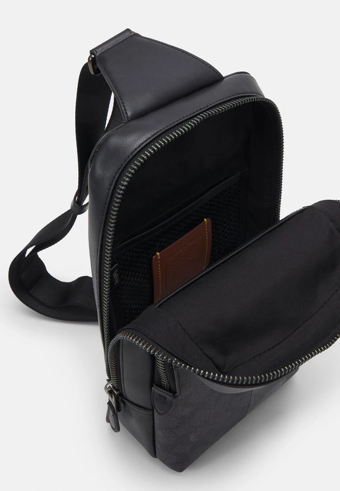 Best Pirce ???? Coach SIGNATURE GOTHAM PACK UNISEX - Across Body Bag - Charcoal/black ???? 3 Best Pirce ???? Coach SIGNATURE GOTHAM PACK UNISEX - Across Body Bag - Charcoal/black ???? - Image 3