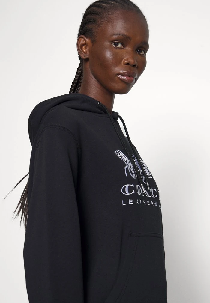 Deals ???? Coach EVERGREEN HORSE AND CARRIAGE HOODIE - Sweatshirt - Black ⭐ 5 Deals ???? Coach EVERGREEN HORSE AND CARRIAGE HOODIE - Sweatshirt - Black ⭐ - Image 5