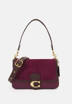 Wholesale ???? Coach WITH FLAP SOFT TABBY SHOULDER BAG - ???? Handbag - Deep Berry ✨