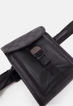 Outlet ❤️ Coach CHARTER NORTH SOUTH CROSSBODY WITH HYBRID IN SIGNATURE UNISEX - Across Body Bag - Charcoal ???? -Coach Shop 587ce7b5c80246e8b1e81ada270ed3e9