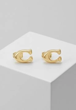 New ???? Coach BUBBLE STUD EARRING - Earrings - Gold-coloured ????