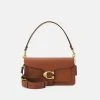 Outlet ???? Coach POLISHED TABBY SHOULDER BAG - ???? Handbag - Saddle ????