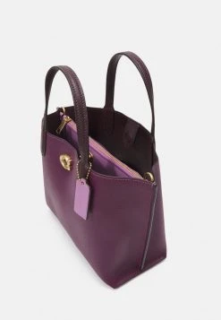 Outlet ⌛ Coach WILLOW TOTE - ???? Handbag - Deep Berry ❤️ -Coach Shop 60d2676e819543528c977e51d6a977c6