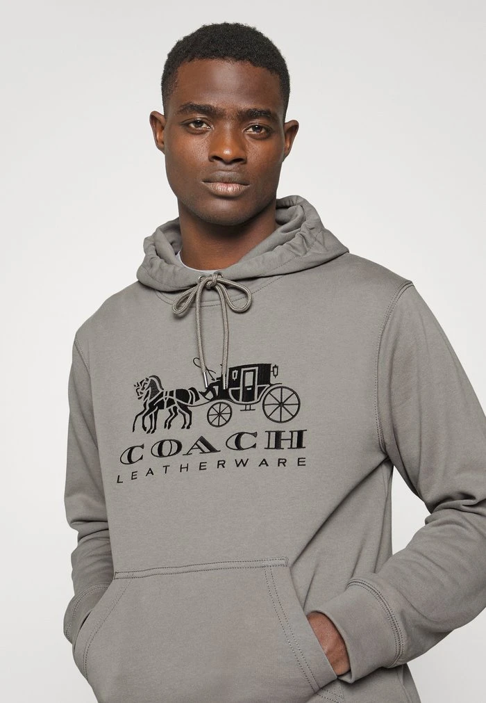 Cheap ???? Coach EVERGREEN HORSE AND CARRIAGE HOODIE - Hoodie - Gray ✔️ 4 Cheap ???? Coach EVERGREEN HORSE AND CARRIAGE HOODIE - Hoodie - Gray ✔️ - Image 4
