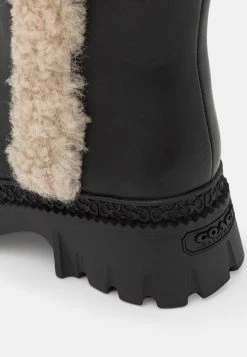 Promo ???? Coach JANE BOOTIE - Platform Ankle ???? Boots - Black/natural ❤️ -Coach Shop 6739d23b610f4207a7aedde1516534af