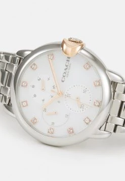 Best deal ???? Coach ARDEN - Chronograph ⌚ Watch - Silver-coloured/white ???? -Coach Shop 68175fa7b3514956900025bc46e6654e