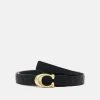 Cheapest ???? Coach SCULPTED EMBOSSED BELT - Belt - Black ????
