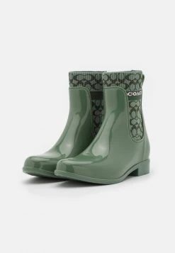 Budget ???? Coach RIVINGTON RAIN BOOTIE - Wellies - Green ✔️ -Coach Shop 6f1173ebed54457c9b1623191b2aca02