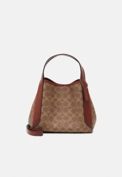 Budget ???? Coach ???? COATED SIGNATURE HADLEY HOBO - ???? Handbag - Tan Rust ⌛