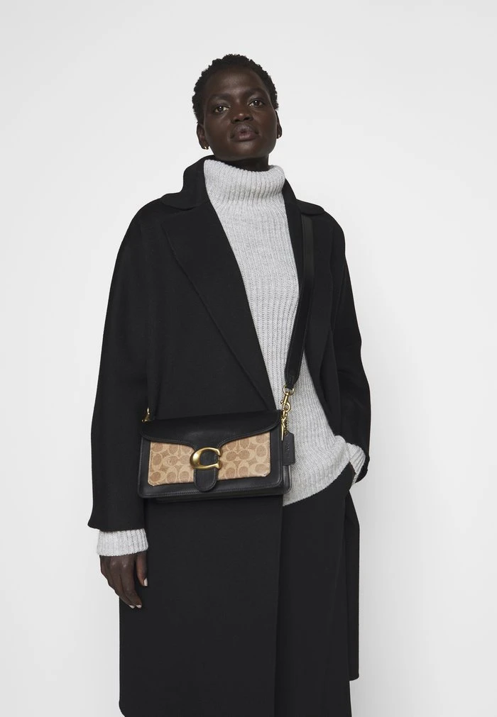 Best Sale ???? Coach SIGNATURE TABBY - Across Body Bag - Tan Black ???? 1 Best Sale ???? Coach SIGNATURE TABBY - Across Body Bag - Tan Black ????