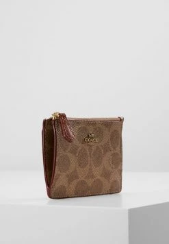 Promo ❤️ Coach MINI SKINNY COLORBLOCK ???? COATED SIGNATURE - Wallet - Tan Rust ???? -Coach Shop 747a7771a87043bb8e0ebea156c8b7ee