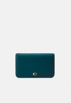 Brand new ❤️ Coach SLIM CARD CASE - Business Card Holder - Deep Turquoise ????