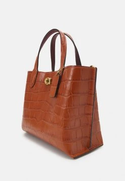 Flash Sale ???? Coach EMBOSSED WILLOW TOTE - ???? Handbag - Ginger ???? -Coach Shop 75d4ce4e88a64bb3aeabb107fc15d685