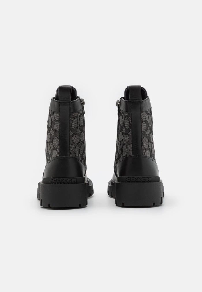 Wholesale ⌛ Coach CITYSOLE SIGNATURE - Lace-up Ankle ???? Boots - Black ???? 3 Wholesale ⌛ Coach CITYSOLE SIGNATURE - Lace-up Ankle ???? Boots - Black ???? - Image 3