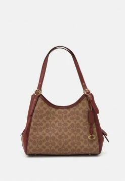 Budget ???? Coach ???? COATED CANVAS SIGNATURE ARCHIVAL EDIE - ???? Handbag - Tan Rust ????