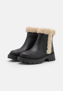 Promo ???? Coach JANE BOOTIE - Platform Ankle ???? Boots - Black/natural ❤️ -Coach Shop 7c0b7a2119bf4e2fad81c92af454dc44