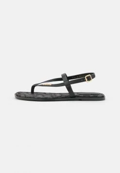 Discount ???? Coach JOSIE RECYCLED - T-bar ???? Sandals - Black ????