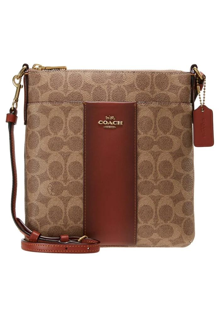 Best Pirce ???? Coach MESSENGER CROSSBODY SIGNATURE - Across Body Bag - Tan Rust ???? 6 Best Pirce ???? Coach MESSENGER CROSSBODY SIGNATURE - Across Body Bag - Tan Rust ???? - Image 6